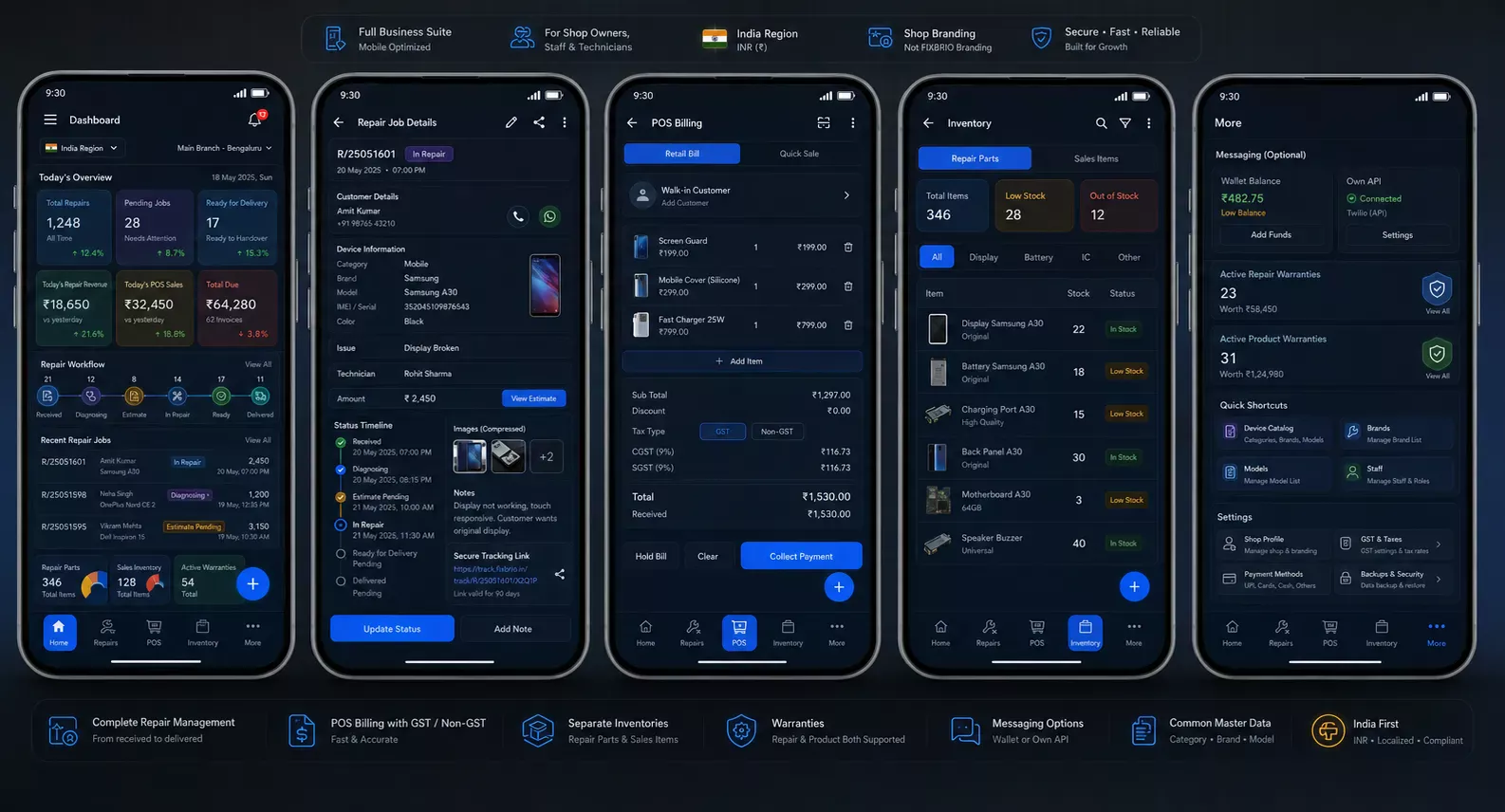 FIXORYN mobile app